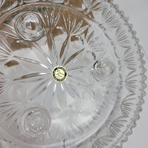 Vtg Crystal Taper Candle Holder By Princess House - Picture 11 of 14